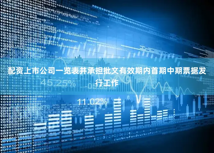 配资上市公司一览表并承担批文有效期内首期中期票据发行工作